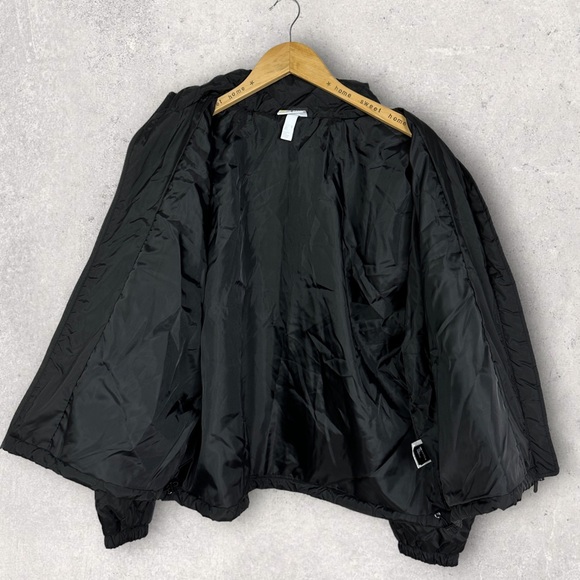 NEW Nordstrom Zella Quilted Bomber Jacket Black Size XL Lightweight Coat Puffer - Picture 5 of 15